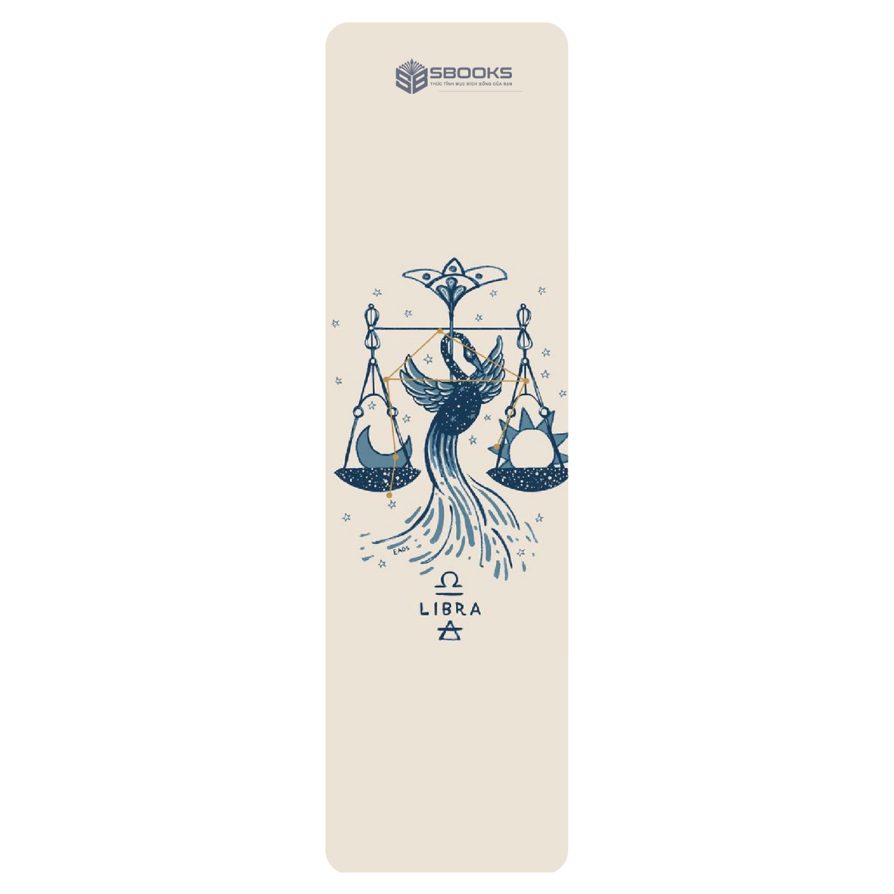 6 Cái Bookmark Kẹp Sách, Dấu Trang Hoạ Tiết Cung Hoàng Đạo (Màu Trắng)  - SBOOKS