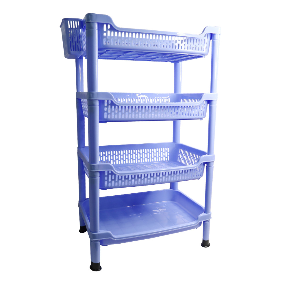 Kệ chén ly lớn 4 tầng 50 x 33 x 85 cm Chấn Thuận Thành úp chén bát, úp ly có kèm ống đũa - hàng Việt Nam chất lượng cao (KLT4T20) nhiều màu