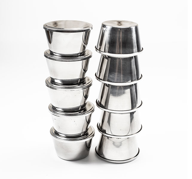 Combo 7 Khuôn Làm Bánh Flan Có Nắp Inox 304