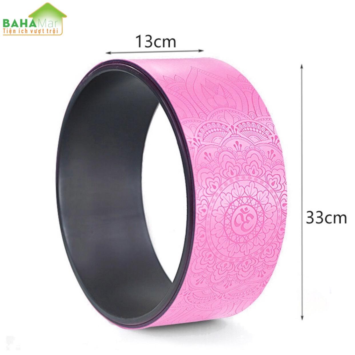 BÁNH XE YOGA - DỤNG CỤ TẬP HỖ TRỢ CÁC TƯ THẾ YOGA GIẢM ĐAU VÀ GIẢM EO "BAHAMAR" Hỗ trợ tập các tư thế Yoga trải dài và uốn, cải thiện linh hoạt và cân bằng và làm giảm căng thẳng.