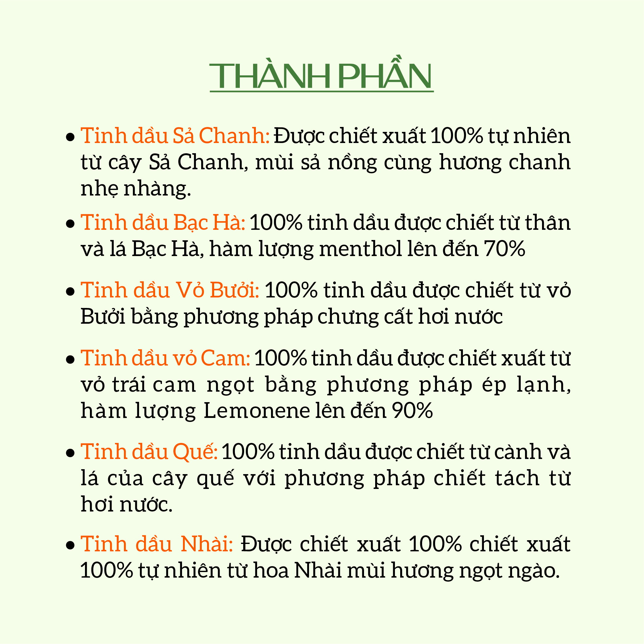 Tinh dầu Vỏ Cam nguyên chất 10ml