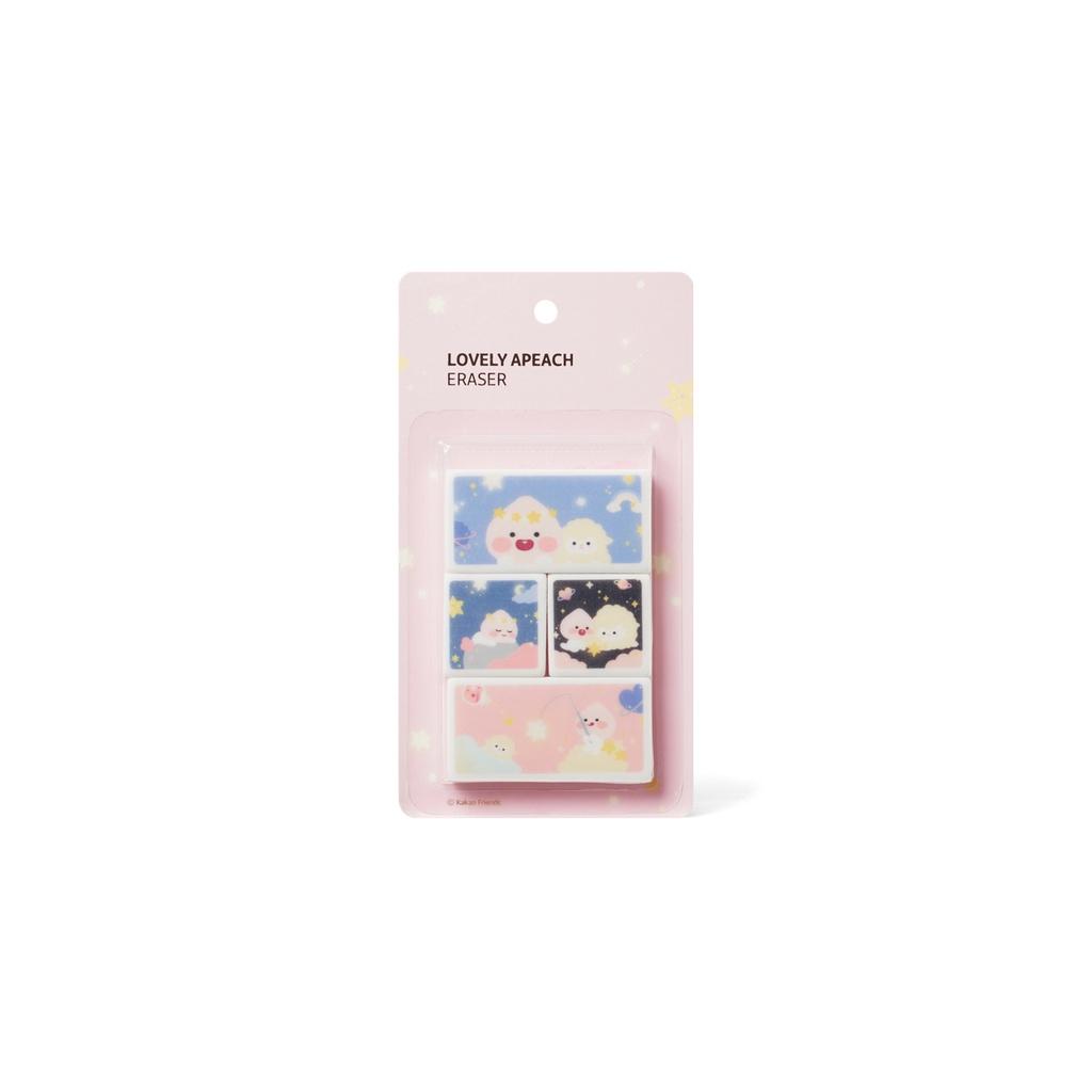 Set 4 Cục Tẩy Giảm 20K Khi Nhập - Set 4 Cục Tẩy Apeach Cute Kakao Friends Chính Hãng