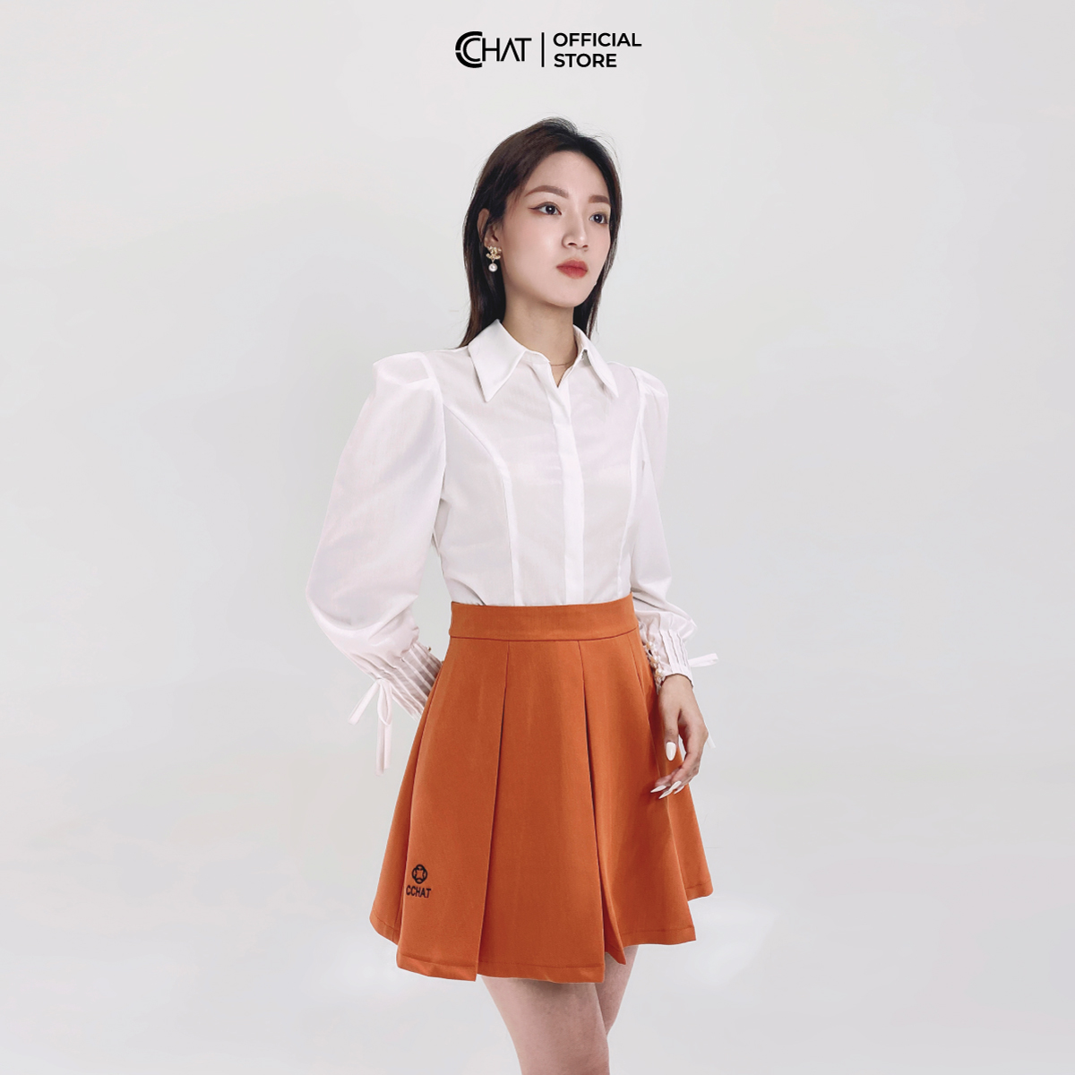 Chân Váy  Xếp Ly Dáng Chữ A Cao Cấp Phong Cách Trẻ Trung 12CNS2002YT