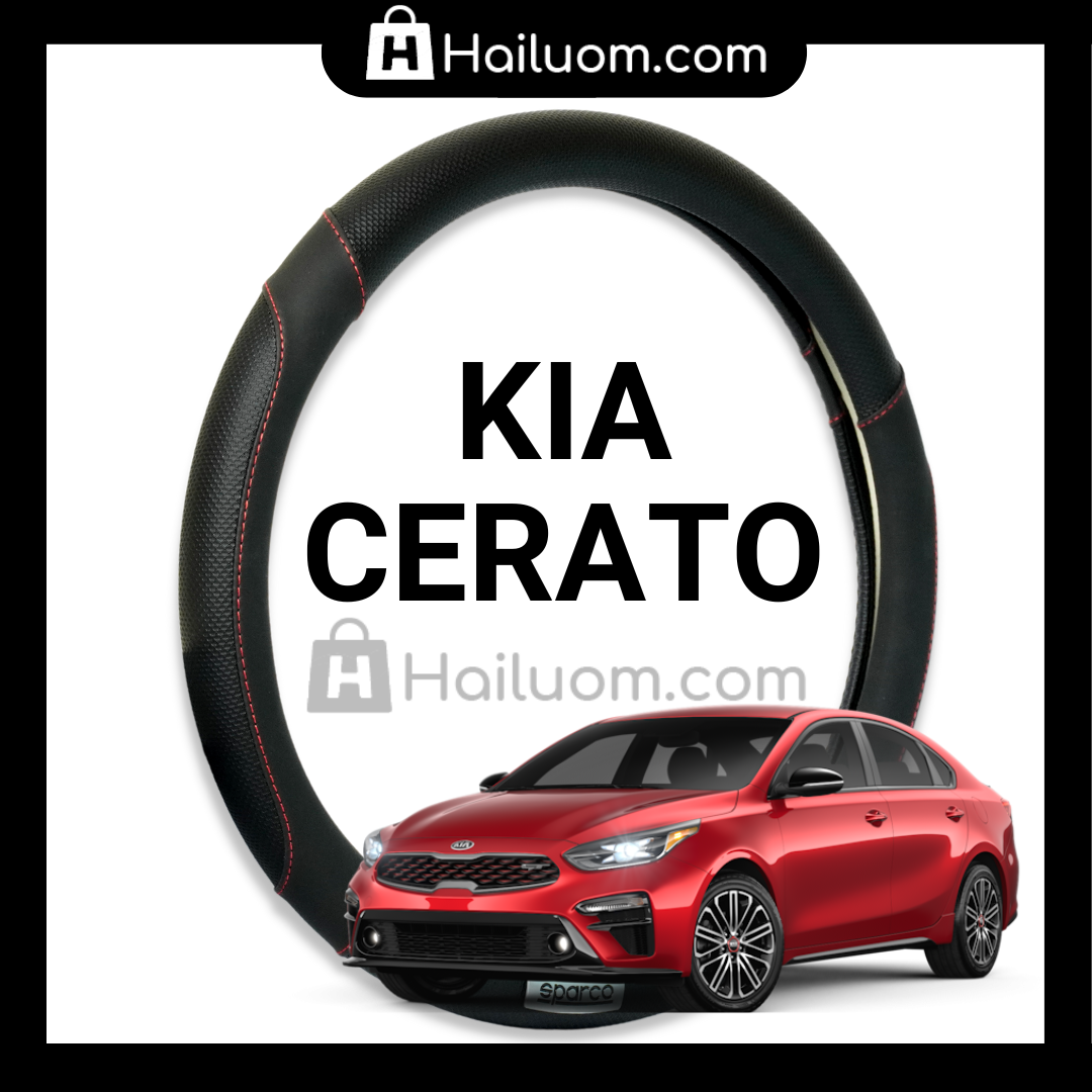 Bọc Vô Lăng ô tô KIA CERATO | Bọc Vô Lăng cao cấp Sparco Italy