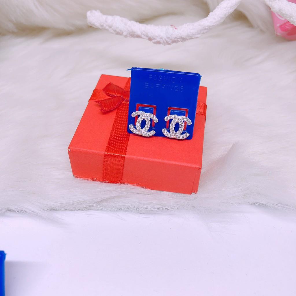 BÔNG TAI NỮ BẠC TA - BÔNG TAI CHỮ X -