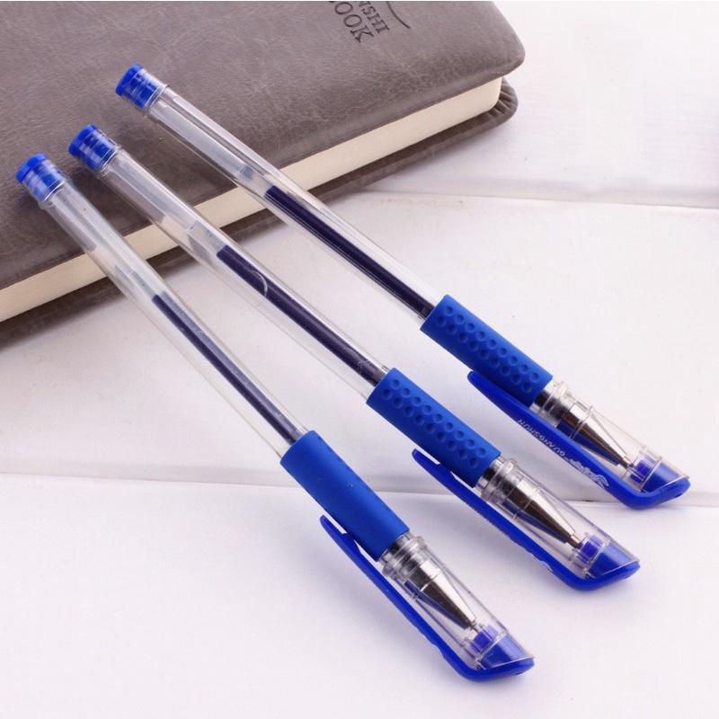 Set 5 cây bút bi mực xanh đầu nhỏ ghi siêu đẹp