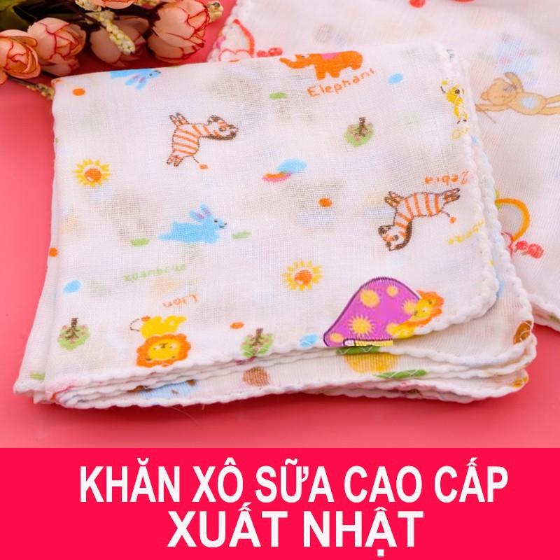 10 Chiếc khăn sữa Nhật in hoa