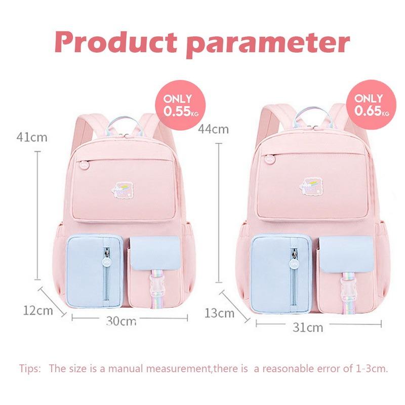 Thời Trang Hàn Quốc Rainbow Dây Đeo Vai Học Cho Thiếu Niên Cô Gái Trẻ Em Chống Nước Ba Lô Trẻ Em Schoolbags 2021