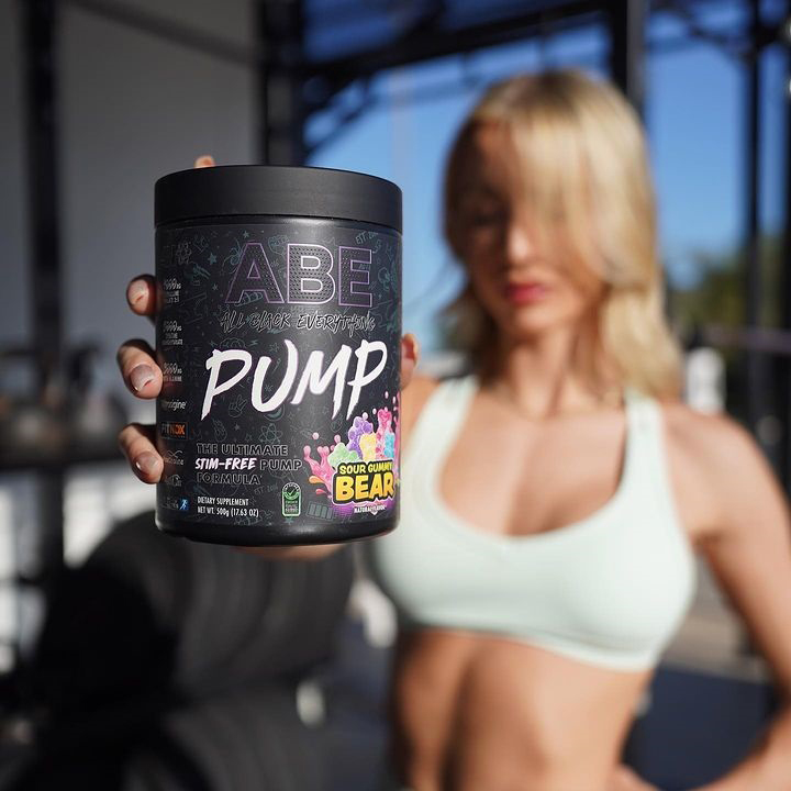 ABE PUMP , Pre-Workout Không Caffeine, Hỗ Trợ Pump Cơ, Tăng Sức Mạnh, Không Mất Ngủ | Applied