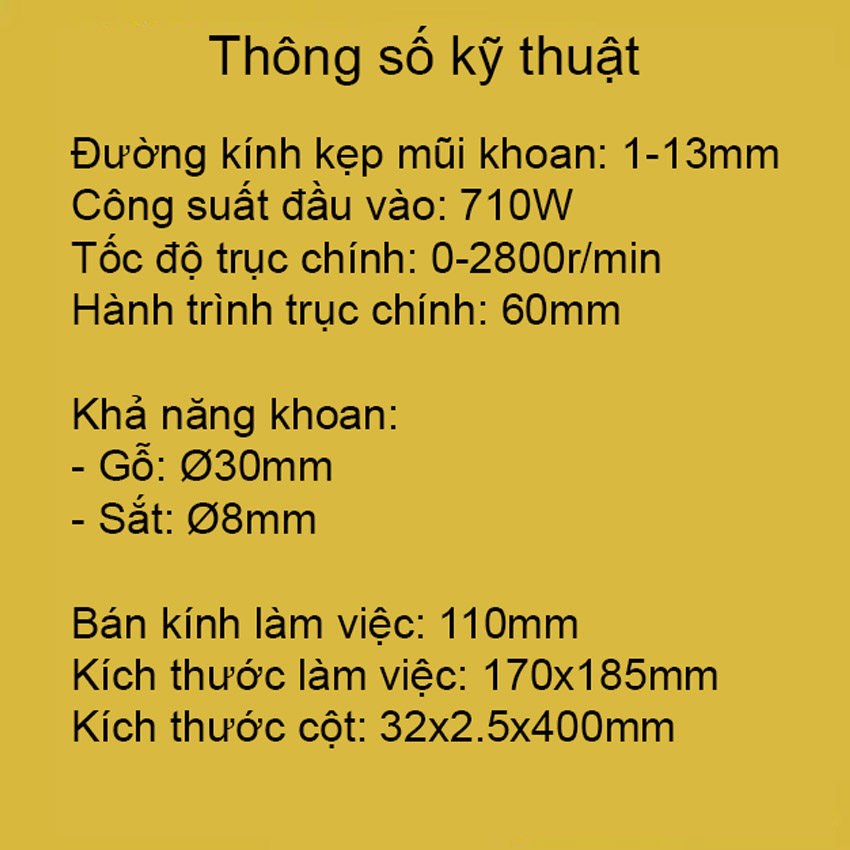 Máy khoan bàn mini 710W BG-5156E (Tặng kèm ê tô) - Chính xác tuyệt đối