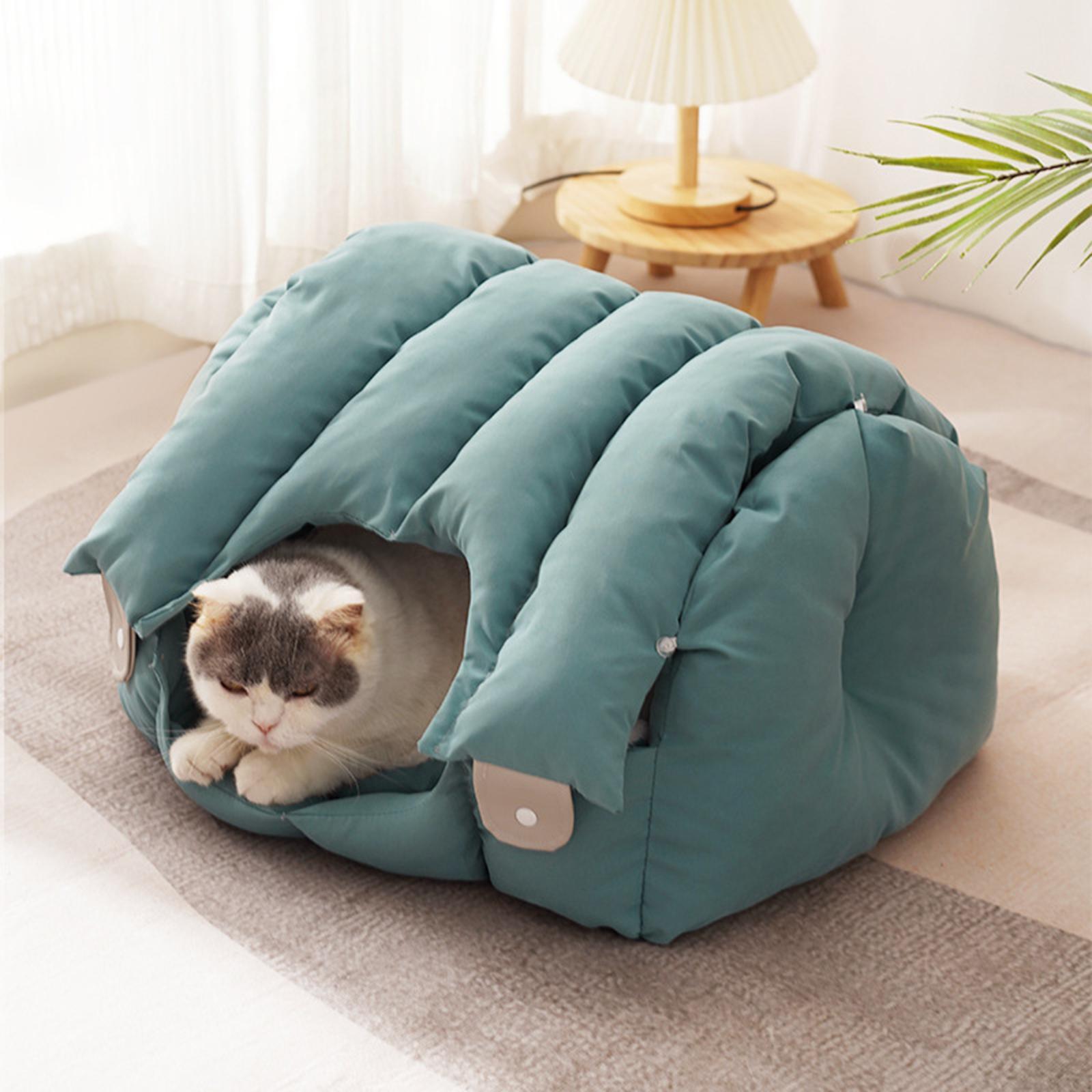 Large Cat Bed, Cushion Sleeping Bed Nest Supplies for Small Medium Dog Small Cats