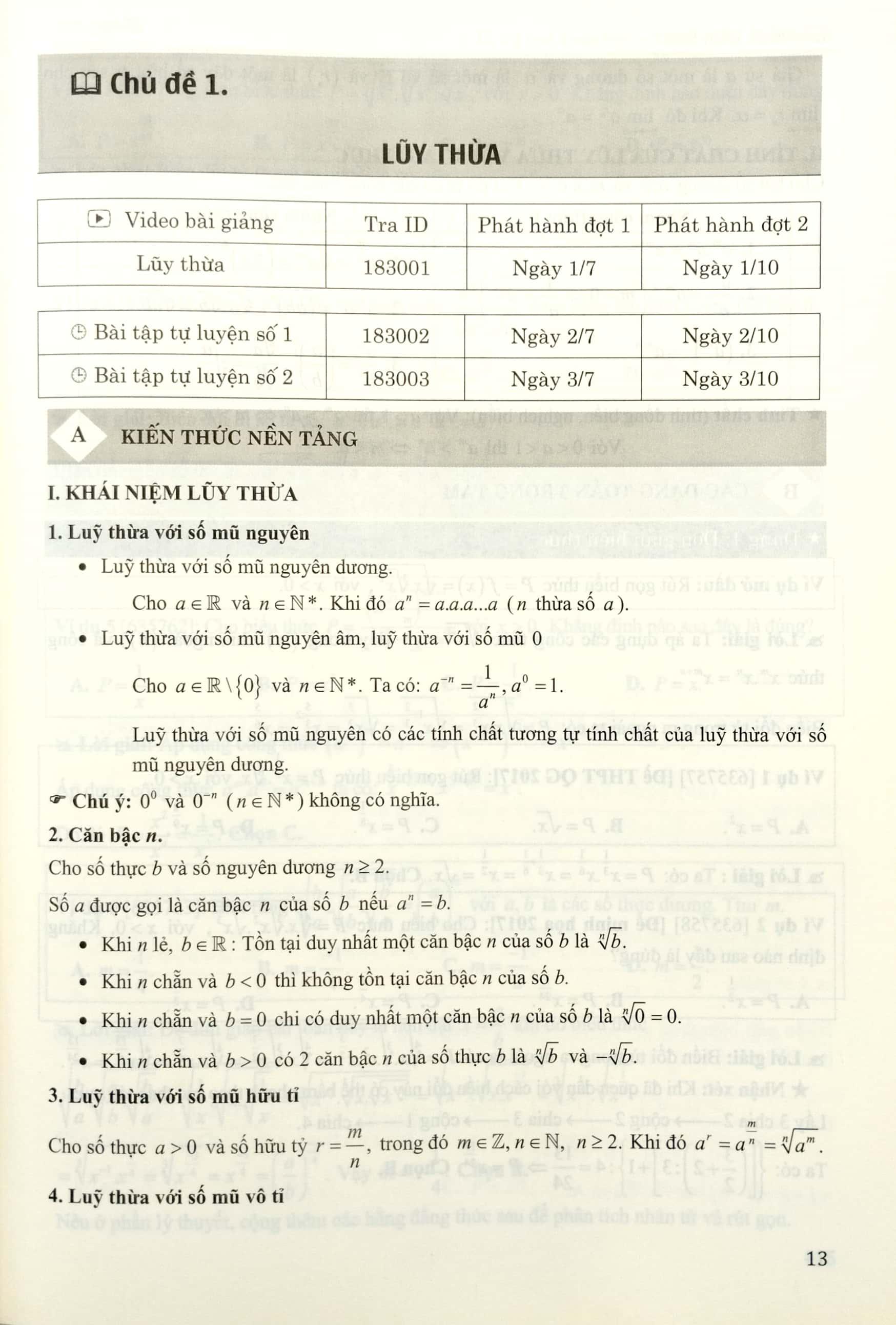 Tự Học Toán Học - Tập 3: Mũ Và Logarit