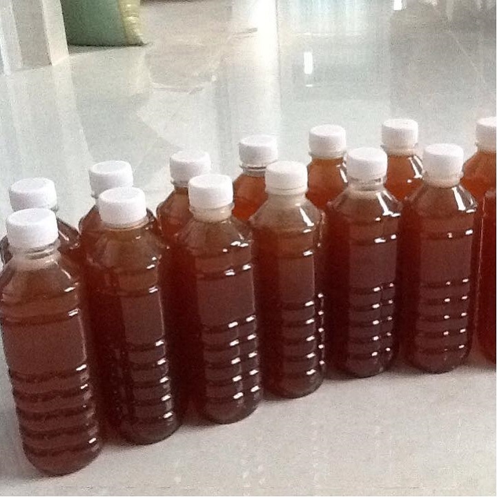 Mật ong nguyên chất hoa nhãn Bến Tre - Ong nhà nuôi - Chai 500ml