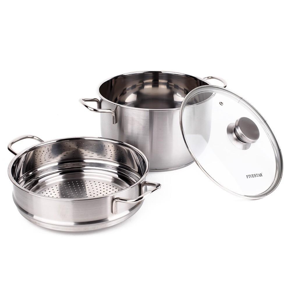 Bộ nồi xửng inox 3 đáy Fivestar 26cm
