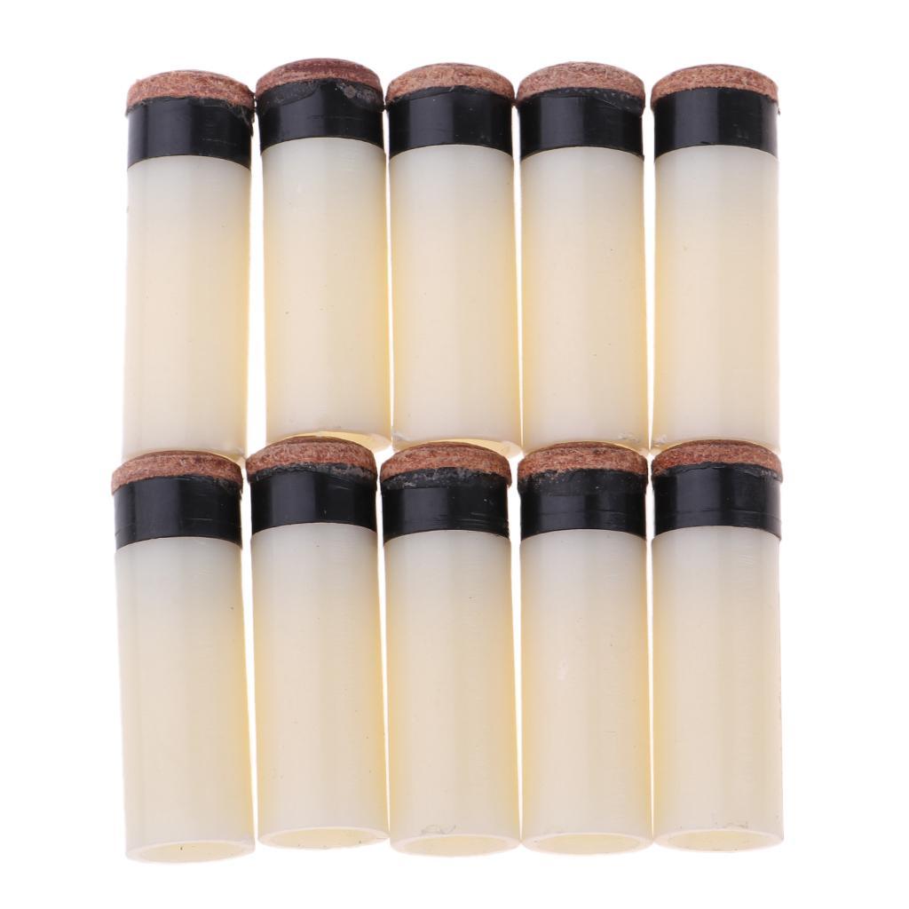 30 Pieces Slip-On Pool Billiard Cue Tips Snooker Stick Ferrules 10/11/12mm