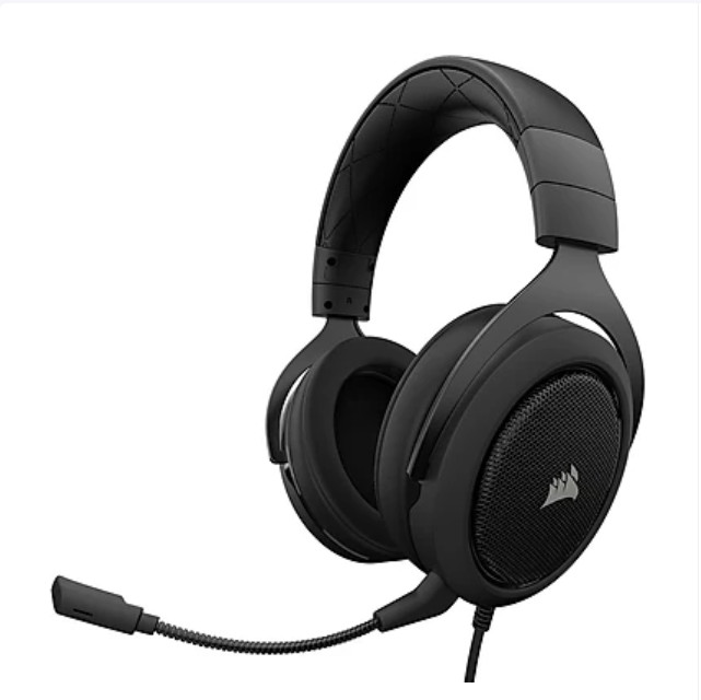 Tai nghe Corsair HS50 PRO Stereo Carbon- HÀNG CHÍNH HÃNG