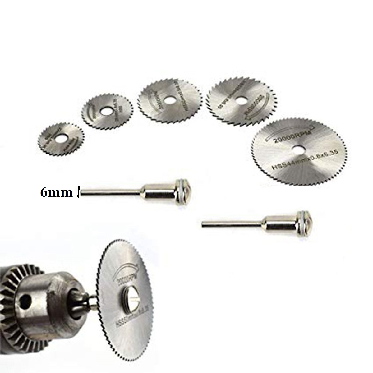 Lưỡi cắt mini dùng cắt gỗ thép HSS 7 chi tiêt