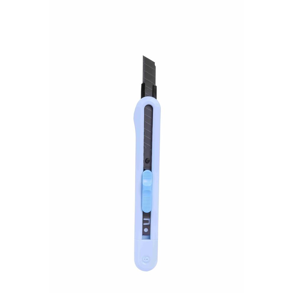 Dao Rọc Giấy Lưỡi Dao Đen Văn Phòng Deli - Rọc Giấy Cắt Thủ Công DIY - CD063
