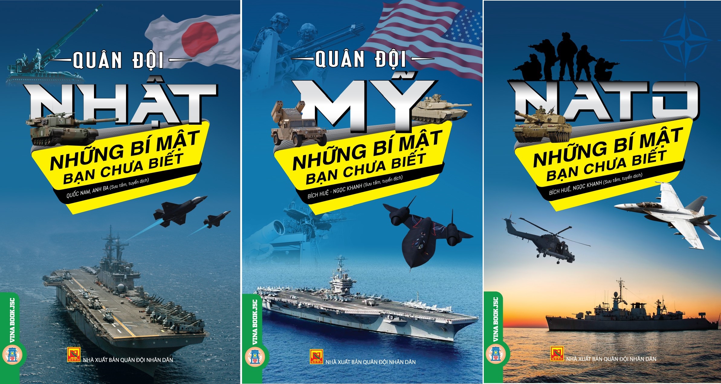 Combo 3 cuốn Quân Đội Nhật + Quân Đội Mỹ + Nato: Những Bí Mật Bạn Chưa Biết