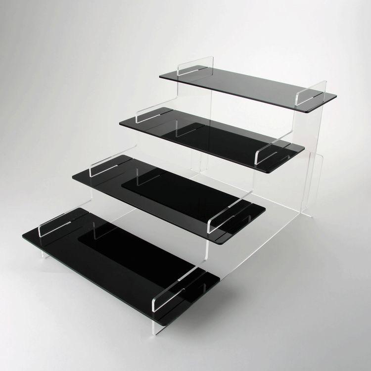 Acrylic Kệ trưng bày sản phẩm mica, nhiều kích thước, lắp ráp . - 3 tầng