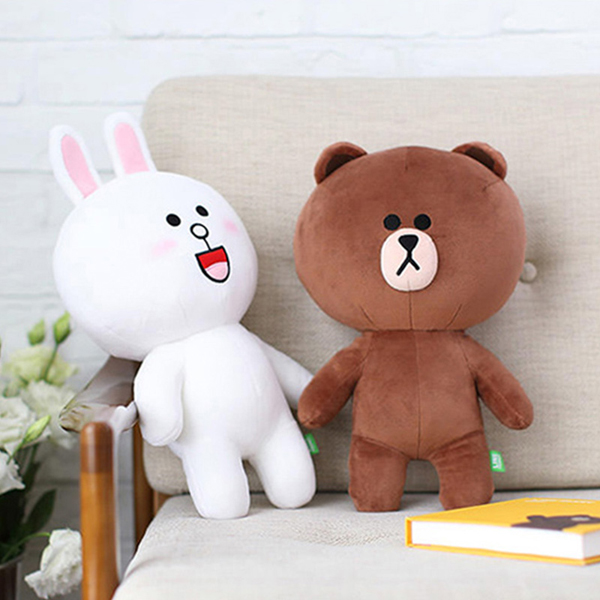 Gấu Bông Cặp Thỏ Cony Và Gấu Brown Gb12