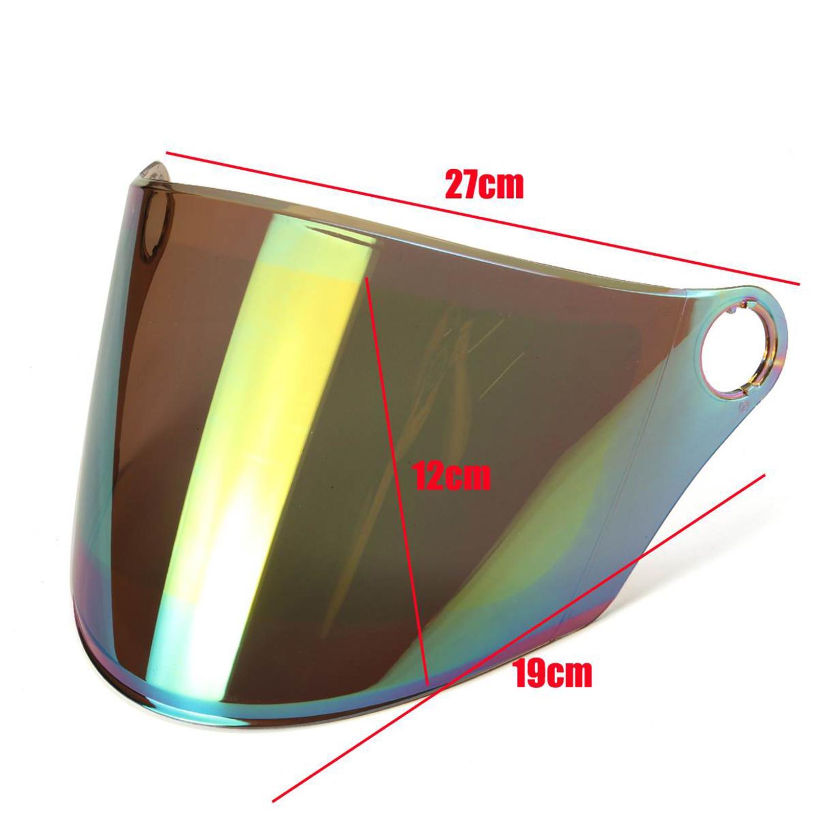 Universal Shield Visor Lens, Motorcycle Replacement Wind Shield Fit for Helmets Open Face