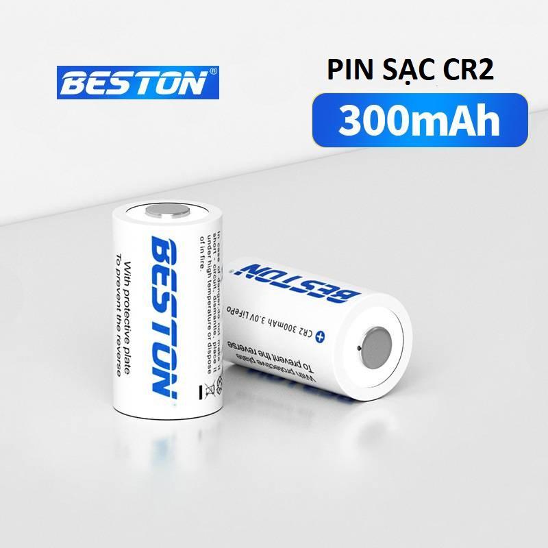 Hình ảnh Pin sạc CR2 BESTON 300mAh dùng cho máy ảnh, camera, thiết bị đo, đèn pin, ống nhòm - Hàng chính hãng