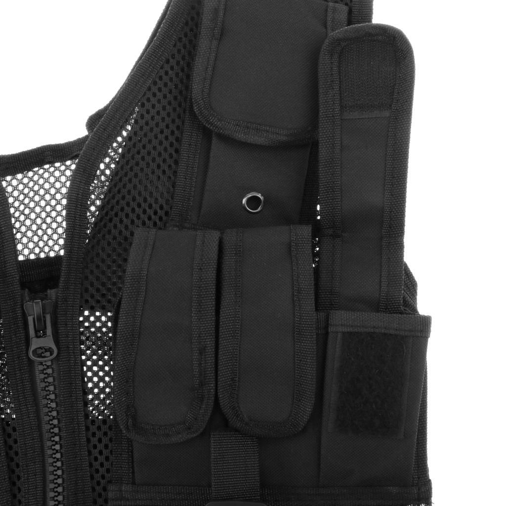 2xTactical Molle Vest Adjustable Military Combat Assault Training Vest