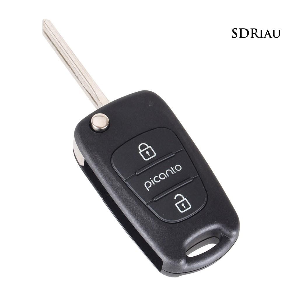 Vỏ Chìa Khóa Điều Khiển Từ Xa, 3 Nút Bấm Cho Kia Picasso