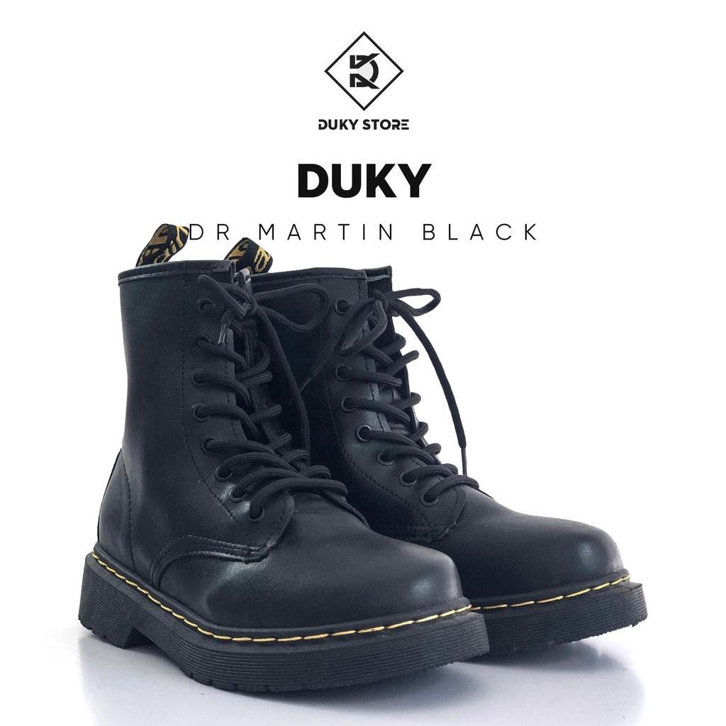Giày boots Dr.Marten nữ phong cách chất liệu da Pu - Duky Store