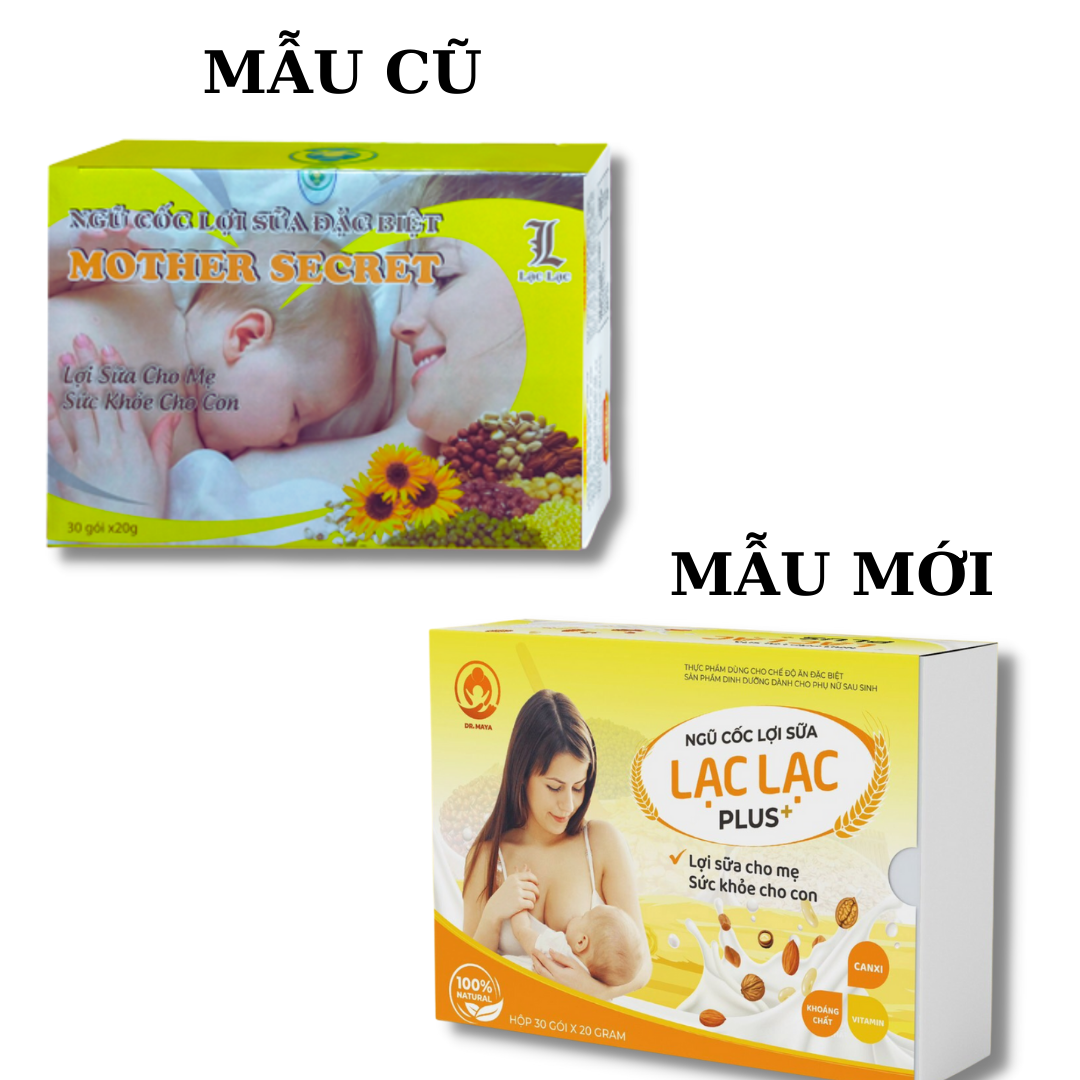 Ngũ cốc lợi sữa Lạc Lạc (Hộp 30 gói)