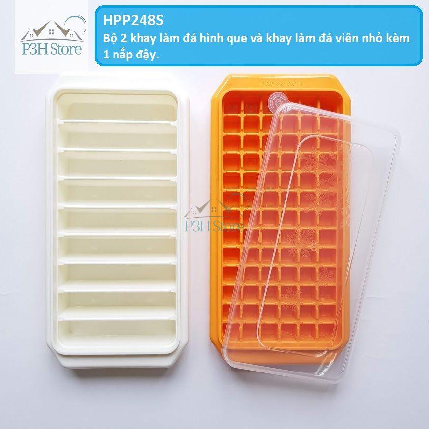Khay làm đá Lock&Lock có nắp HPP246T HPP246S HPP248S