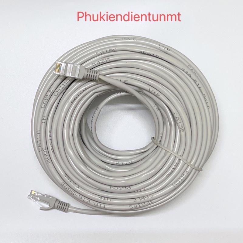DÂY MẠNG BẤM SẴN 2 ĐẦU MÀU TRẮNG : Từ 10m đến 50m