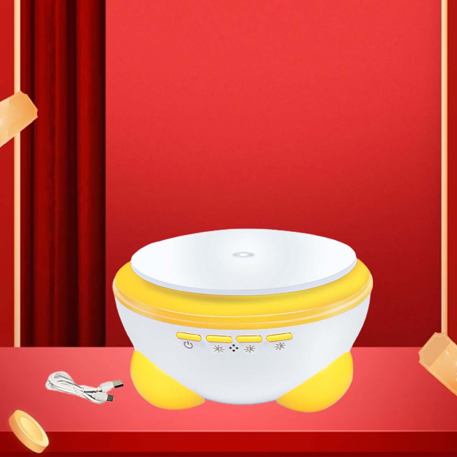 Rotating Display Stand with LED Lights Shop Electric Turntable Display Stand