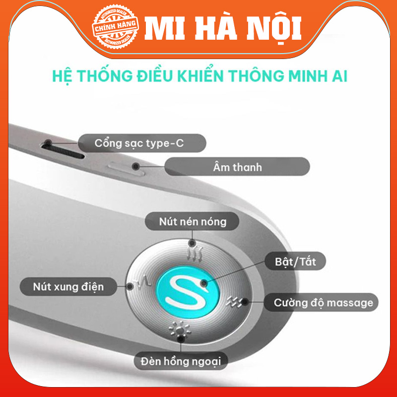 Máy Massage Cổ SKG G7 PRO-E công nghệ xung điện kết hợp massage vật lí-Bảo hành 12 tháng hàng chính hãng