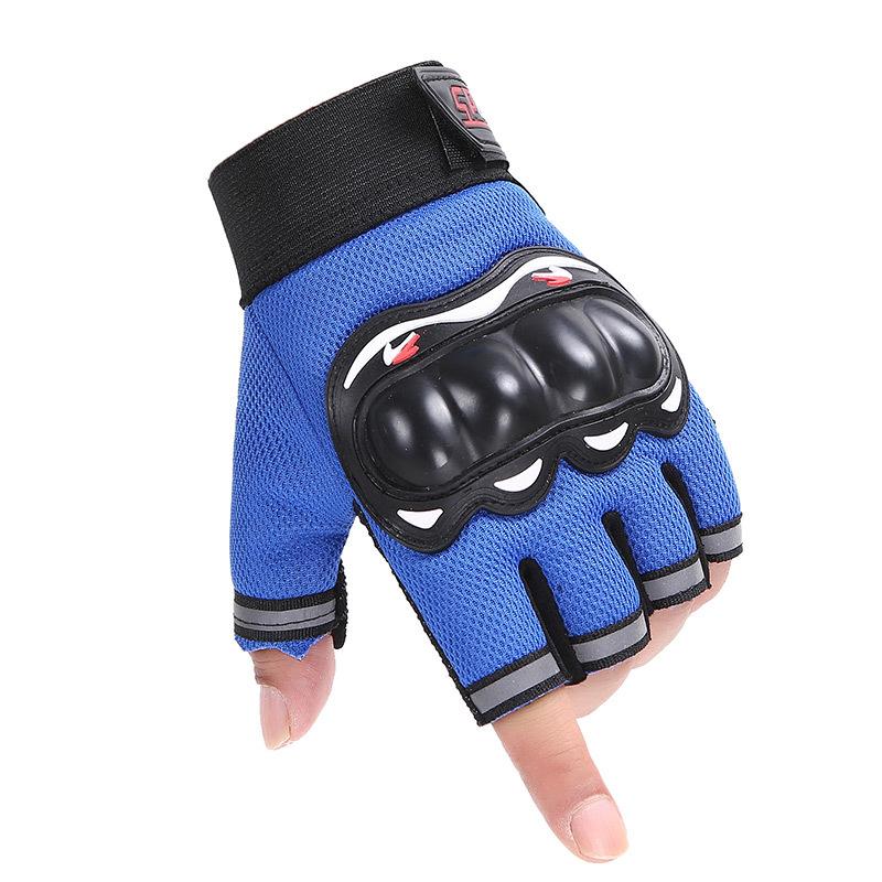 Găng Tay Xe Máy Rider Găng Tay Full Ngón Nam Xe Máy Thể Thao Ngoài Trời Motocross Đua Găng Tay Nữ Color: Full Finger Blue Size: One Size