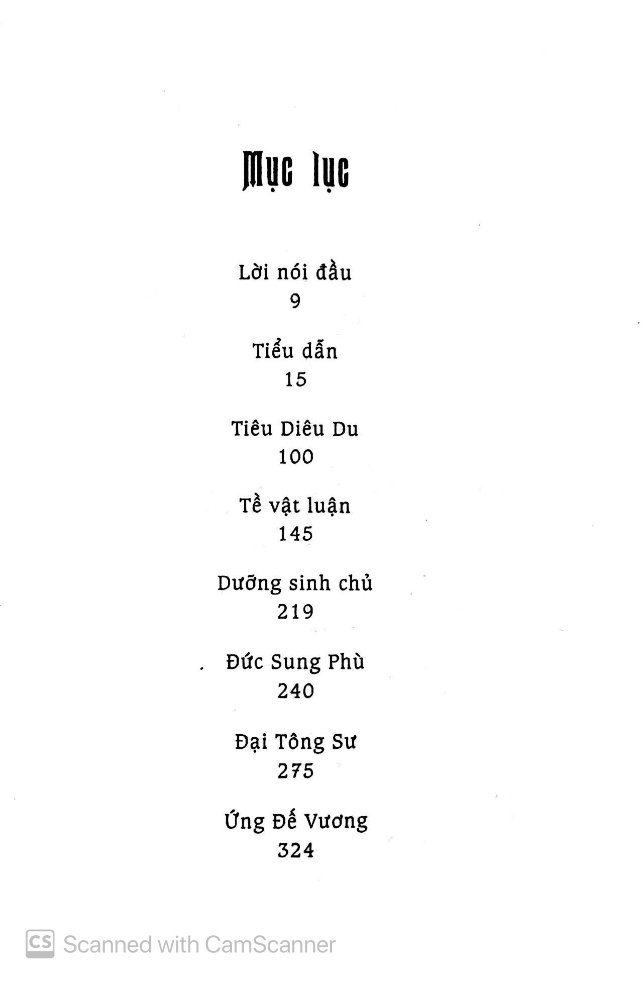 Trang Tử Nam Hoa Kinh (Tập 1)
