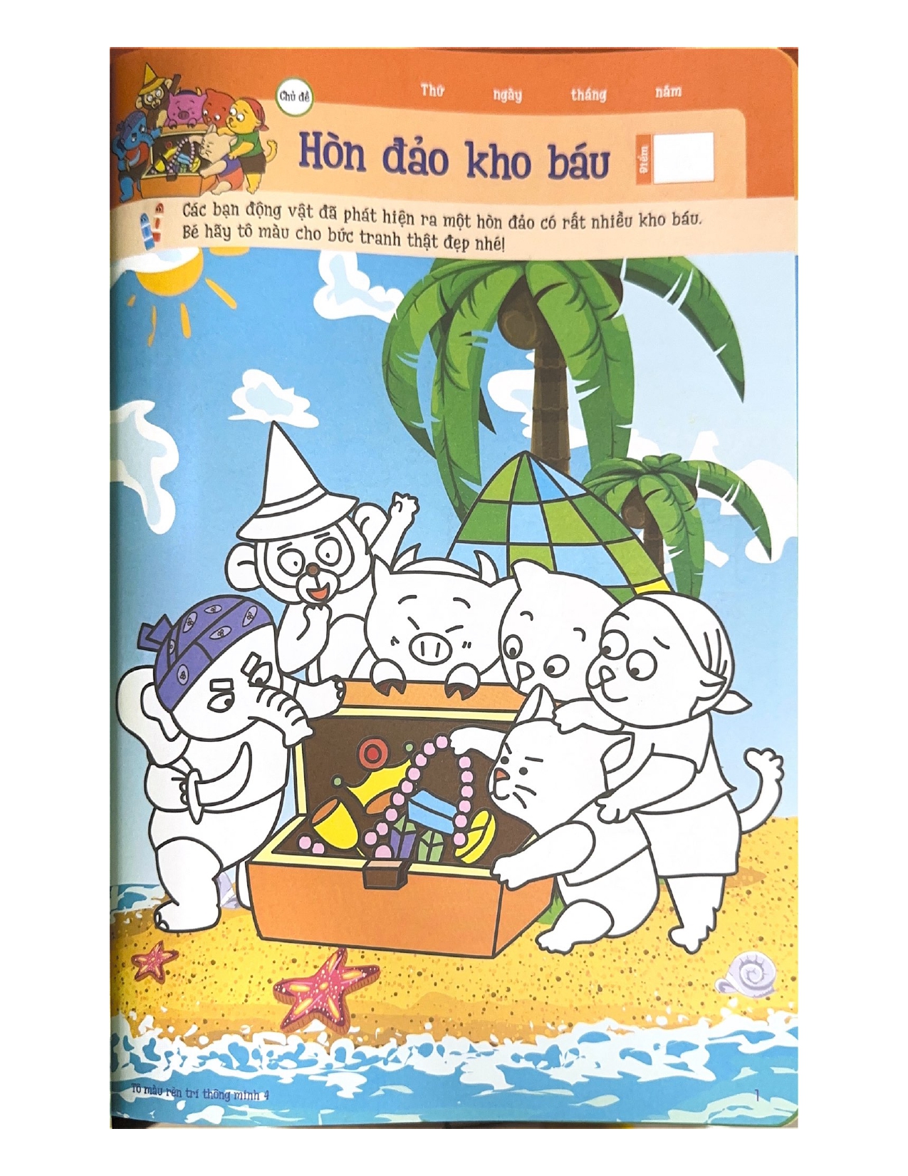 Tô Màu Rèn Trí Thông Minh Tập 4 - Vanlangbooks