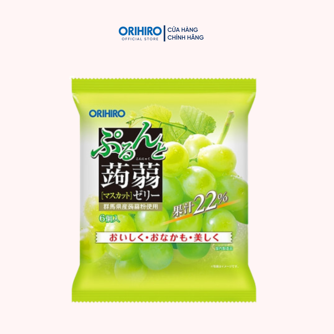 Thạch trái cây Orihiro gói nhỏ 6 cái/gói