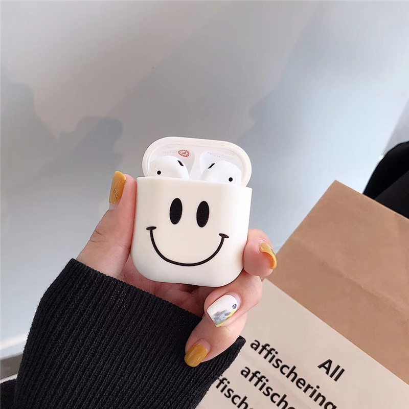 Airpods case - Ốp bảo vệ dành cho Airpod 1/2 - Mặt cười emotion