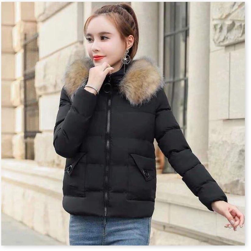 ÁO KHOÁC PHAO LÔNG CÓ NÓN CỰC ẤM
