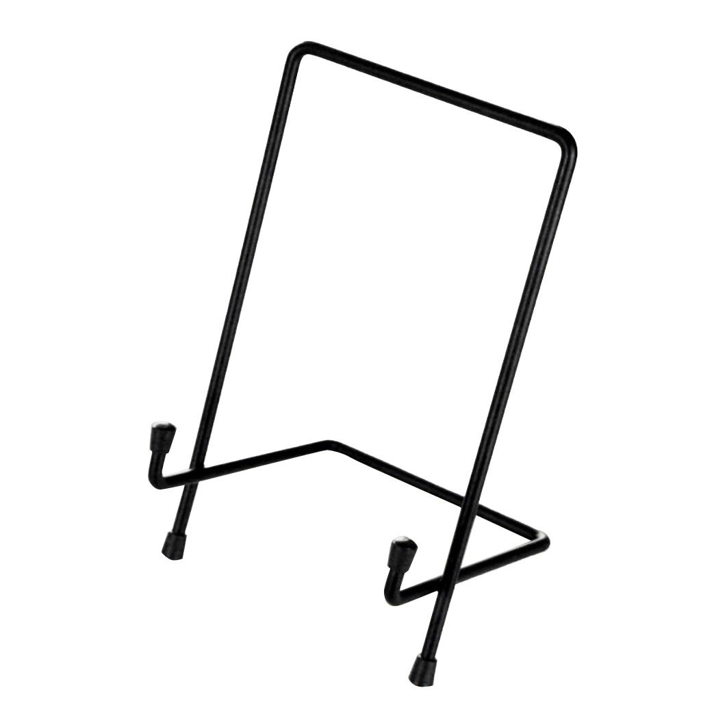 Metal Iron Easel Bowl Plate Art Photo Picture Frame Holder Book Display Rack