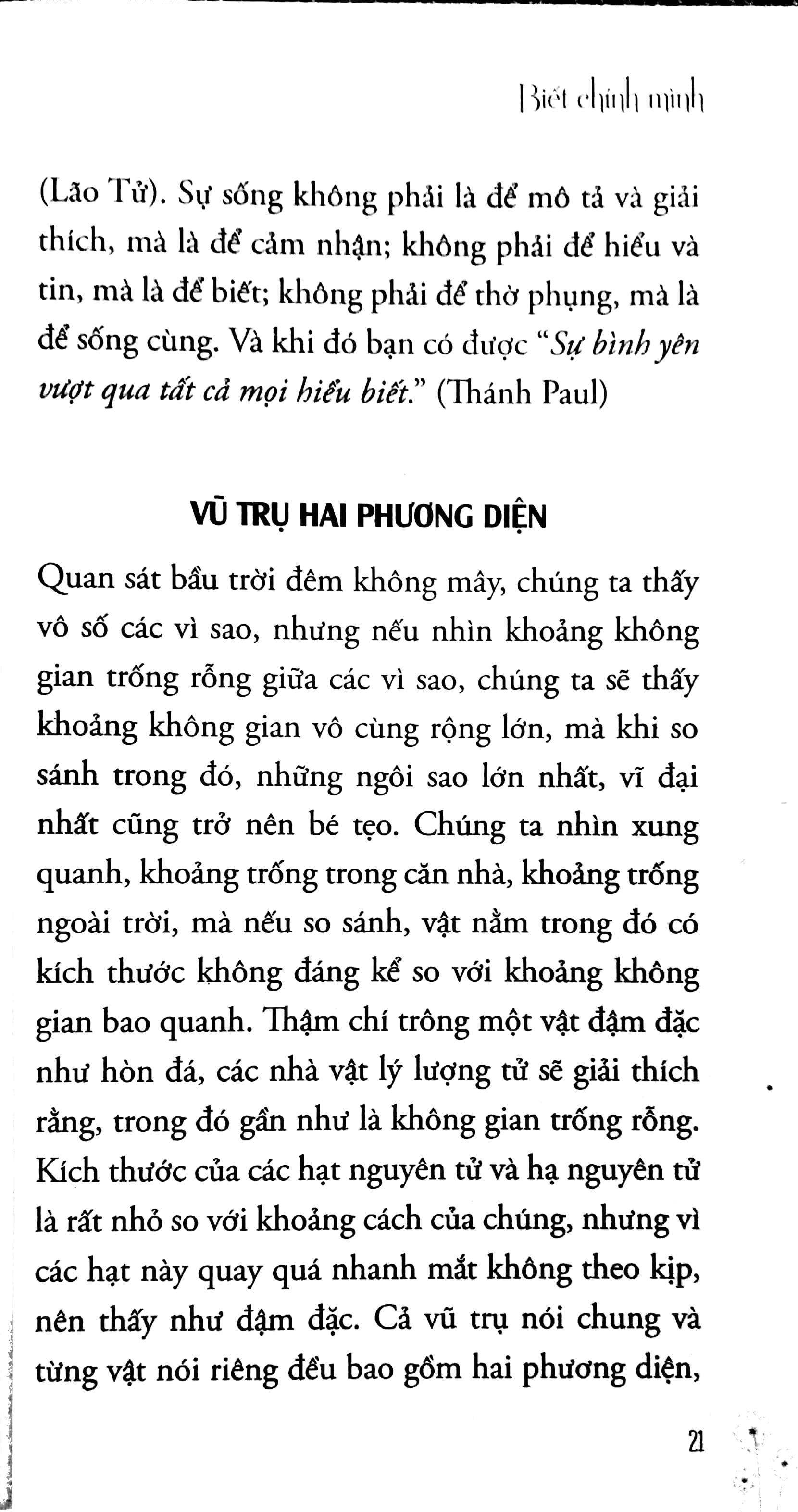 Sách Biết Chính Mình