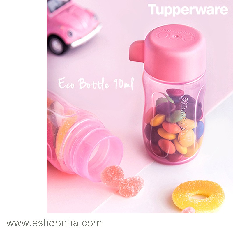 Bình nước mini Tupperware Eco bottle 90ml - bảo hành chính hãng