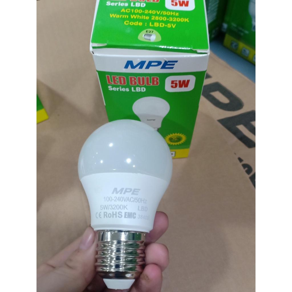 Hình ảnh Bóng đèn LED tròn Bulb 5w - Thương Hiệu MPE