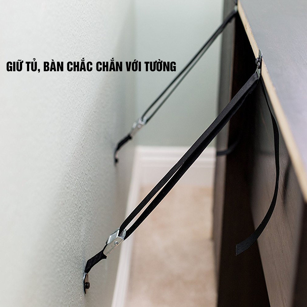 Đai giữ chống đổ Tivi, tủ bảo vệ cho trẻ