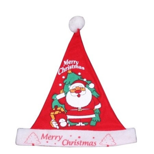 Mũ Ông Già Noel Chất Nỉ Có Size Trẻ Em Và Người Lớn