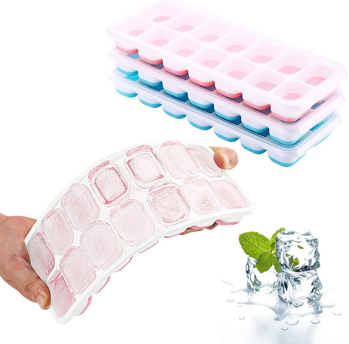 1 Khuôn Silicon Làm Đá 14 Ngăn Tiện Lợi