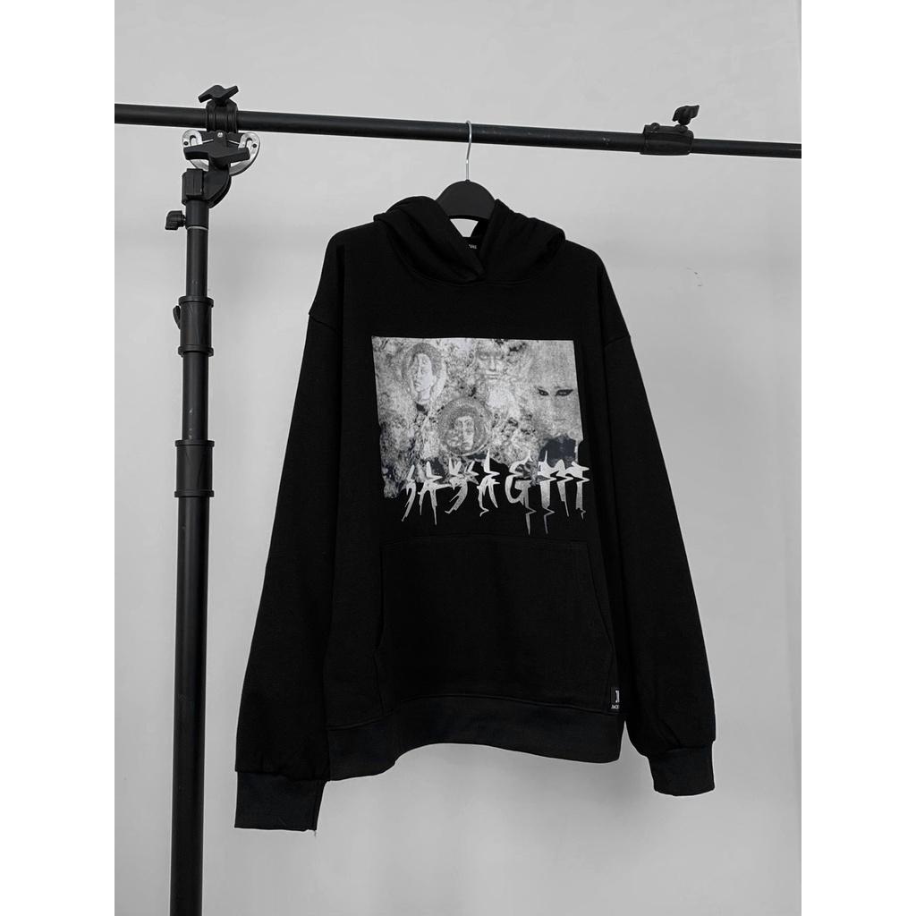 Áo Hoodie JL Oversize Sasagi, JACKLANE, Áo nỉ chui đầu Unisex Jack Lane