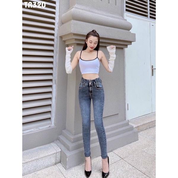 Quần jeans nữ lưng kiểu thời trang Đẹp store 257